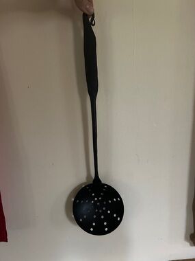 3/$20 Decorative skimmer spoon hand forged for your country decor.